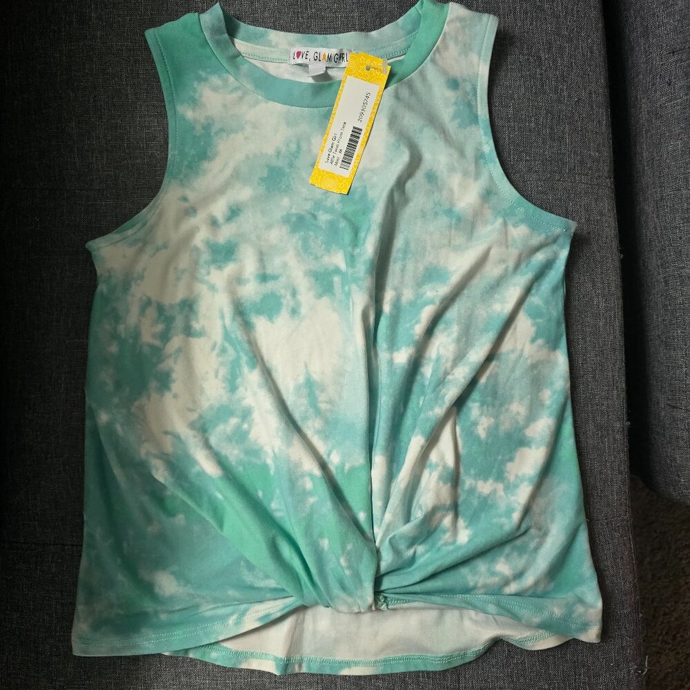 Teal tank top